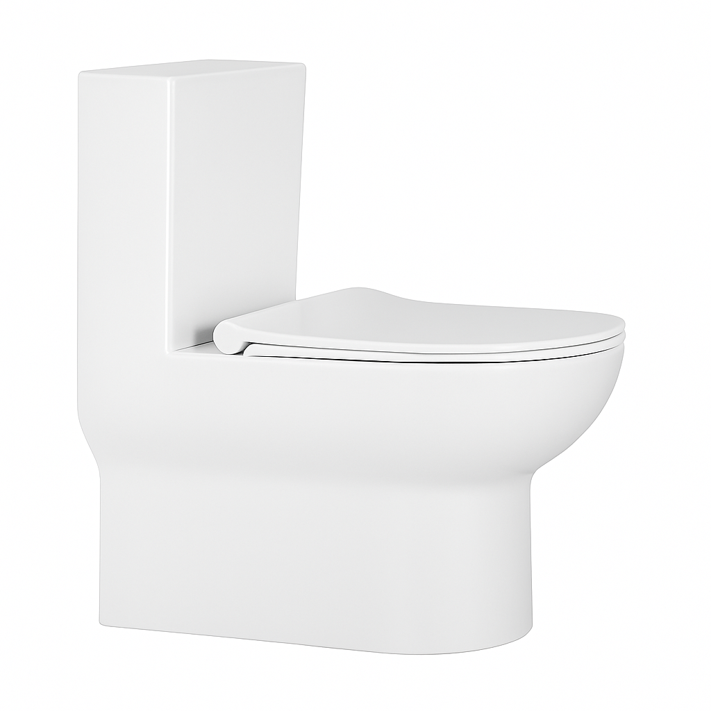 Унитаз напольный VIBA MILA керамический Белый (C15304) - фото 2 Унитаз напольный VIBA MILA керамический Белый (C15304) - фото 2