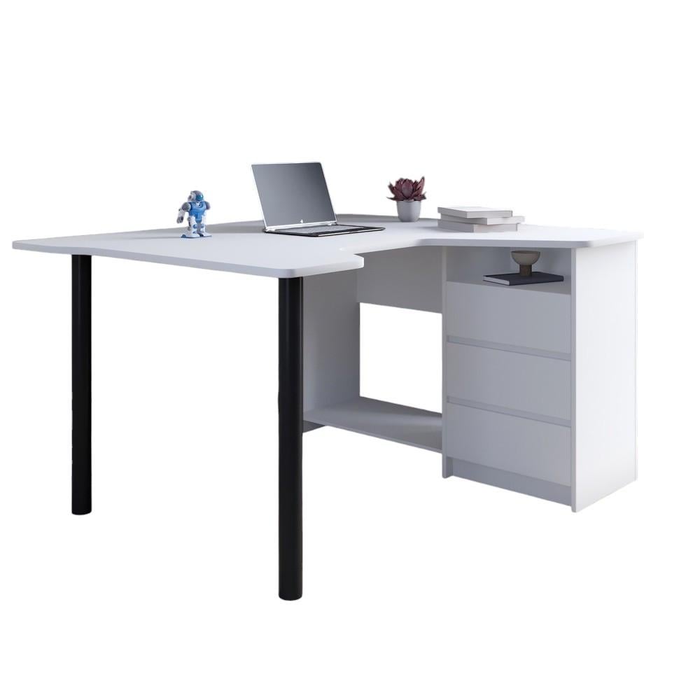 Комп'ютерний стіл геймерський LION Буст кутовий з шухлядами Німфея Альба (LION-041459) (2832796243)