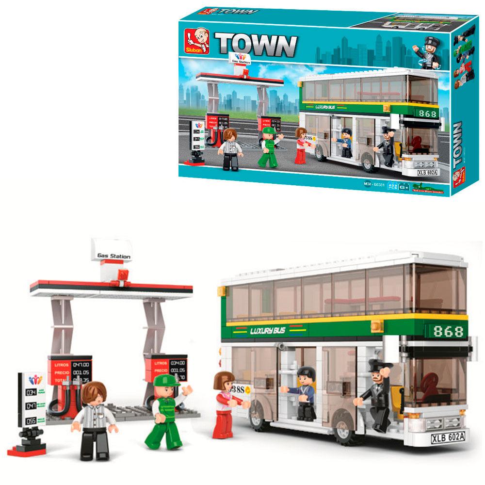 Конструктор Sluban M38-B0331 Місто Двоповерховий автобус 403 дет.
