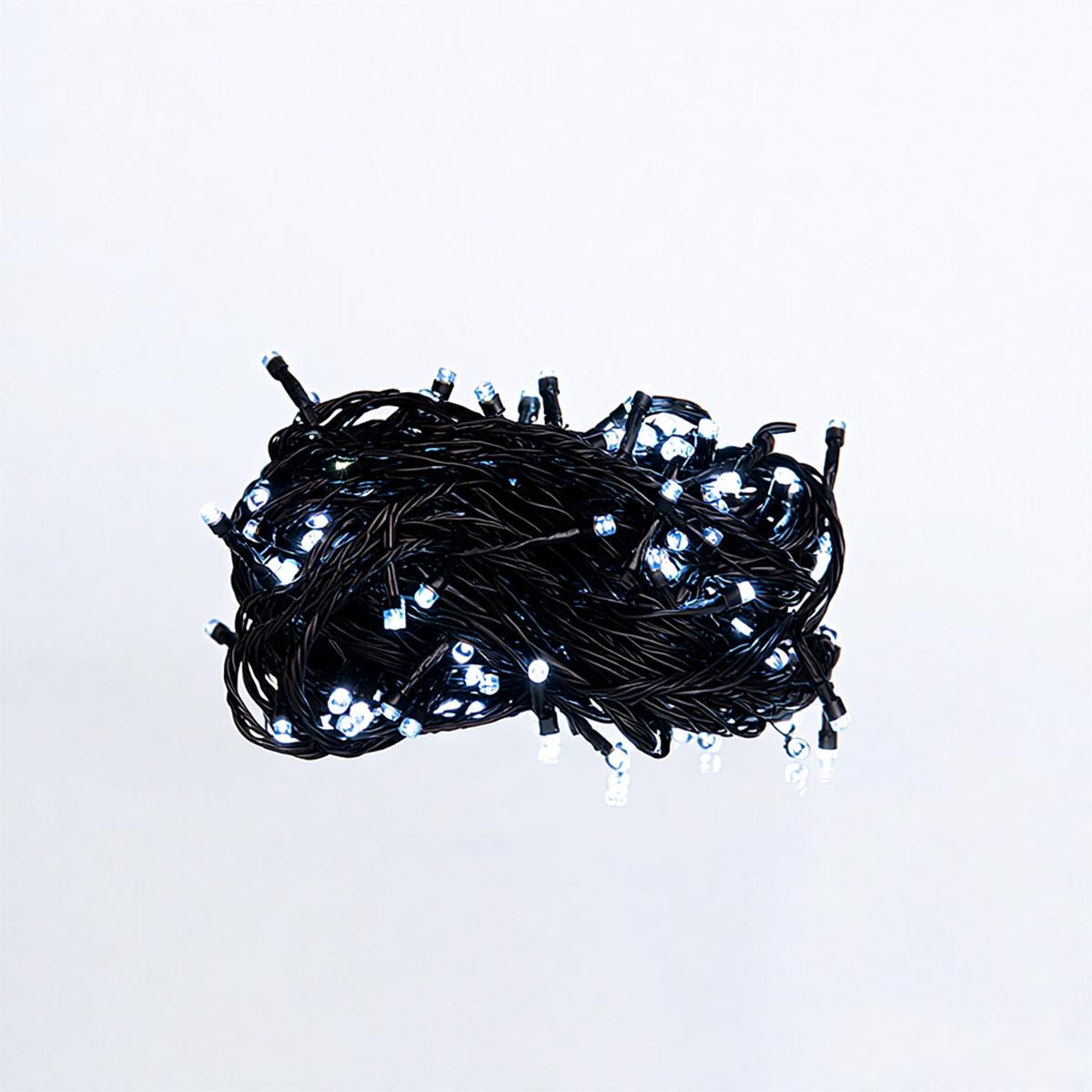 Гирлянда комнатная Нить W180LED18MBW 18 м 180 LED Черный/Холодный Белый (29912872)