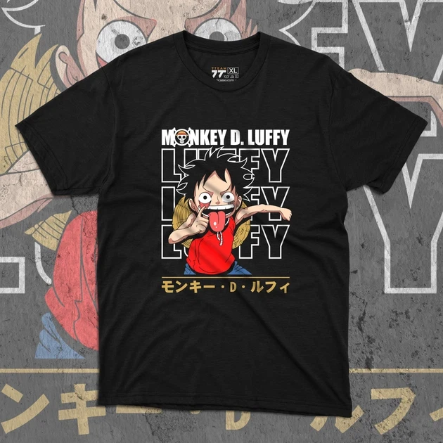 Футболка мужская с принтом Ван Пис Luffy Fun р. 48 (Anime0204)