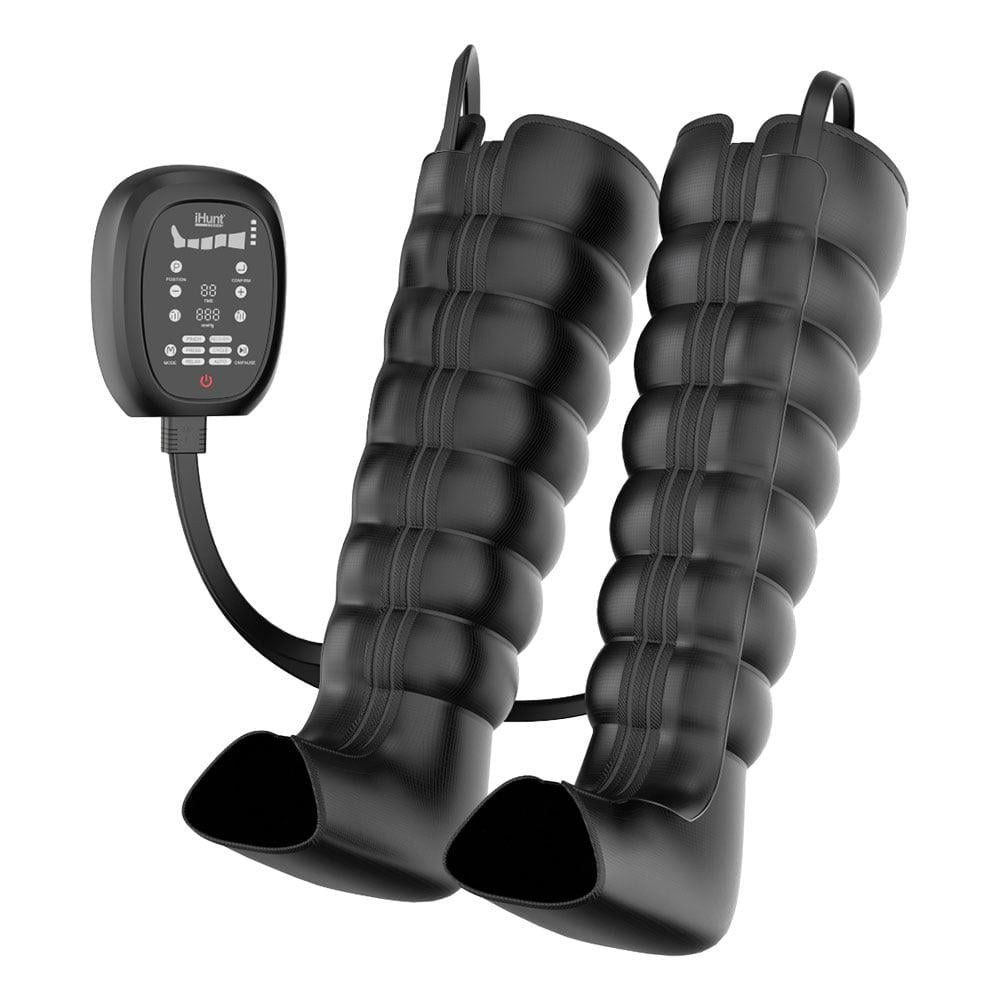 Массажер iHunt SPA Pressotherapy 8X Boots 8 камер компрессии 6 режимов массажа 12 уровней интенсивности таймер 5000 мА/ч