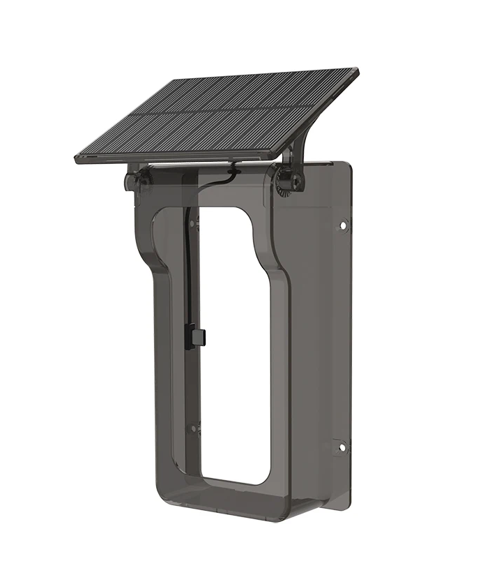 Бокс уличный влагозащитный для видеодомофона/глазка с солнечной панелью IP65 Type-C (010.box)