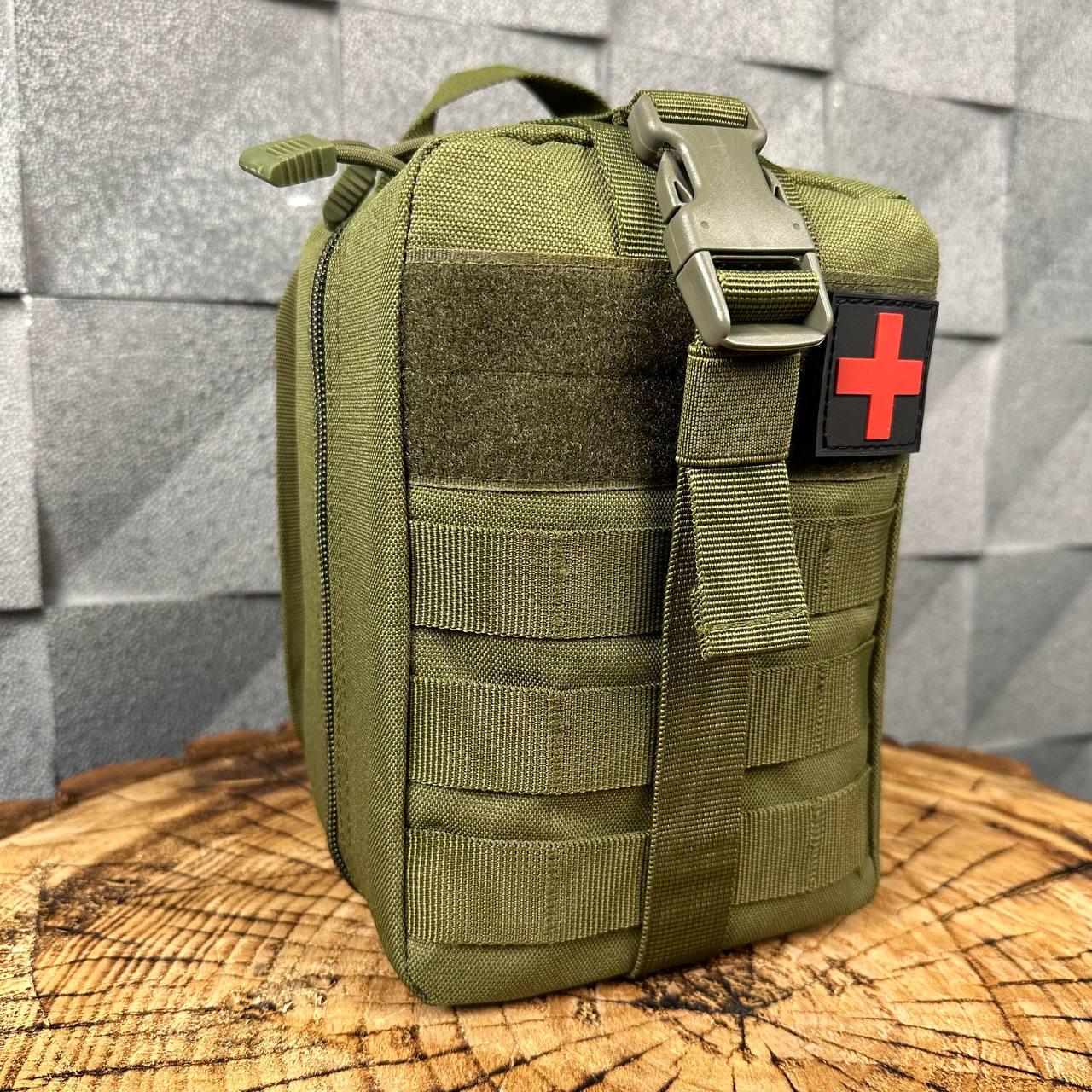 Подсумок для аптечки быстрого сброса стандарт НАТО Оливковый - фото 5 Подсумок для аптечки быстрого сброса стандарт НАТО Оливковый - фото 5