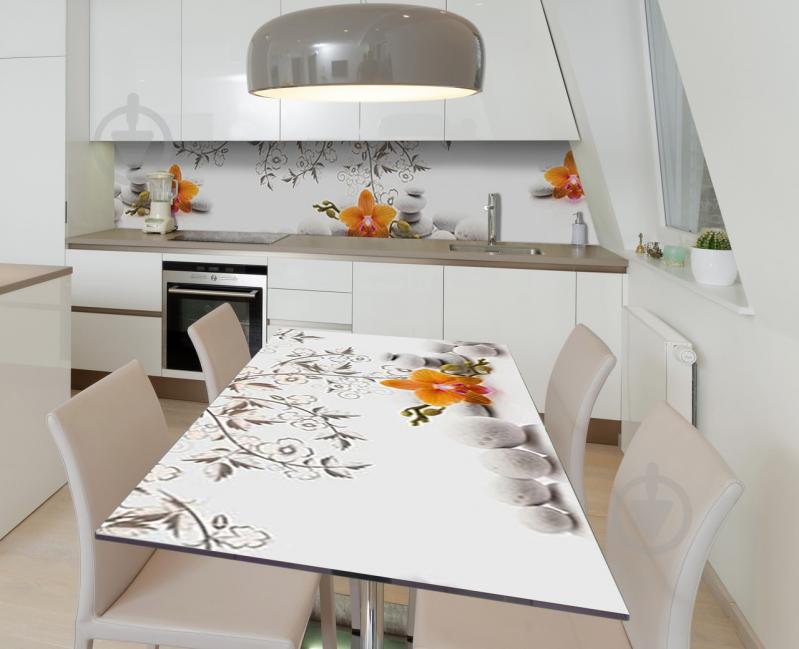 Наклейка 3Д вінілова на стіл Zatarga "Медитативна охра" 600х1200 мм (Z184091st)