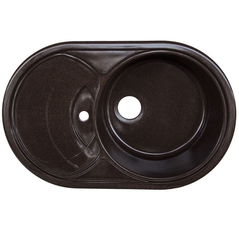 Мойка кухонная Platinum Gazzo 7750 Шоколад (353138) Мойка кухонная Platinum Gazzo 7750 Шоколад (353138)