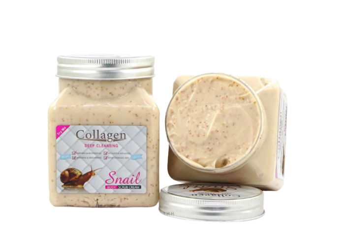 Скраб для тіла Collagen Snail з муцином равлики 500 мл