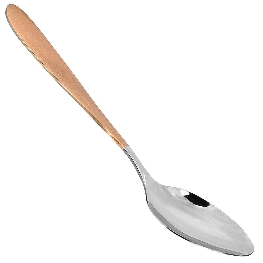 Набор столовых ложек Stenson Golden Mat из нержавеющей стали 3 шт. (30451) - фото 2 Набор столовых ложек Stenson Golden Mat из нержавеющей стали 3 шт. (30451) - фото 2