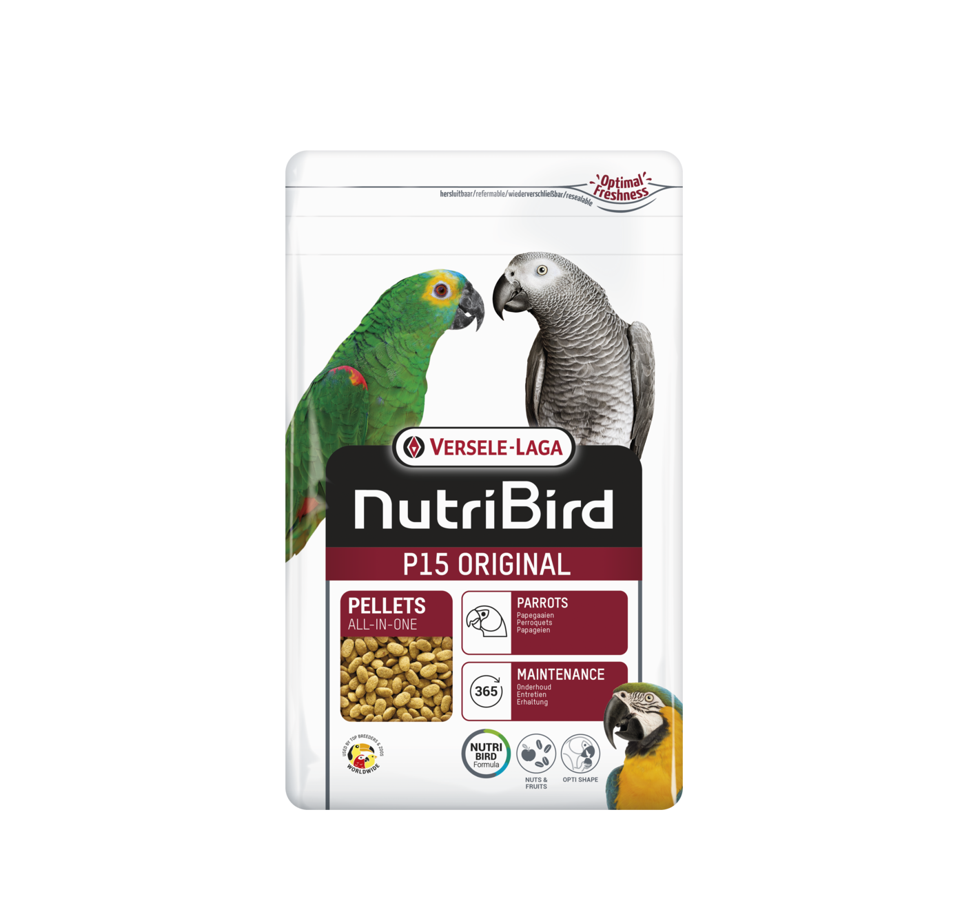 Корм для птиц Versele-Laga NutriBird P15 Original 1 кг (5979362)