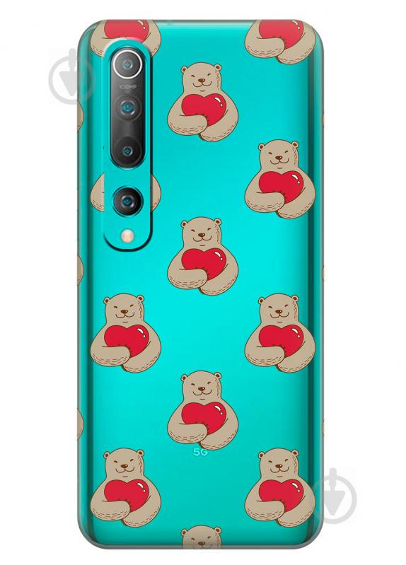 Силиконовый чехол iSwag для Xiaomi Mi 10 Влюбленные медведи (KS2648) Силиконовый чехол iSwag для Xiaomi Mi 10 Влюбленные медведи (KS2648)
