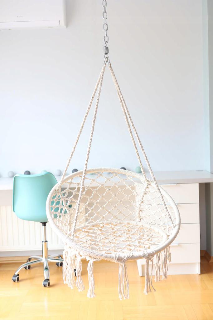 Кресло-гамак подвесное бразильское Bonro B-092 120 кг Бежевый - фото 8