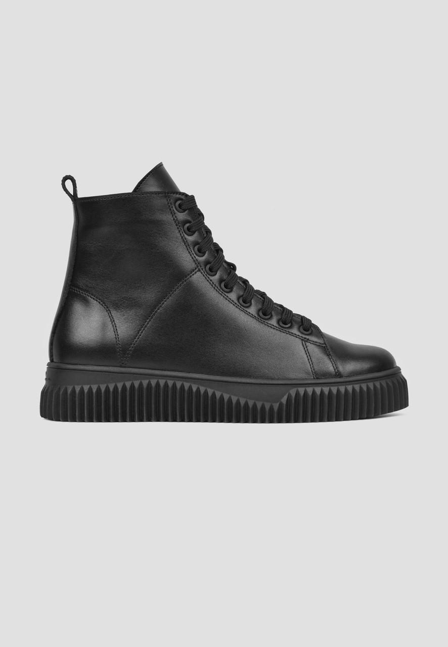 Кроссовки женские демисезон кожа р. Черный (2000458290) - фото 3