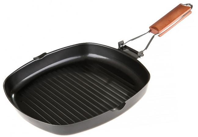 Сковорода-гриль Empire со складной ручкой 24х24 см