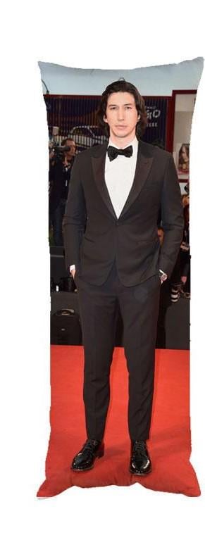 Подушка дакимакура Адам Драйвер Дарт Вейдер Звездные войны декоративная ростовая для обнимания 40x100 см