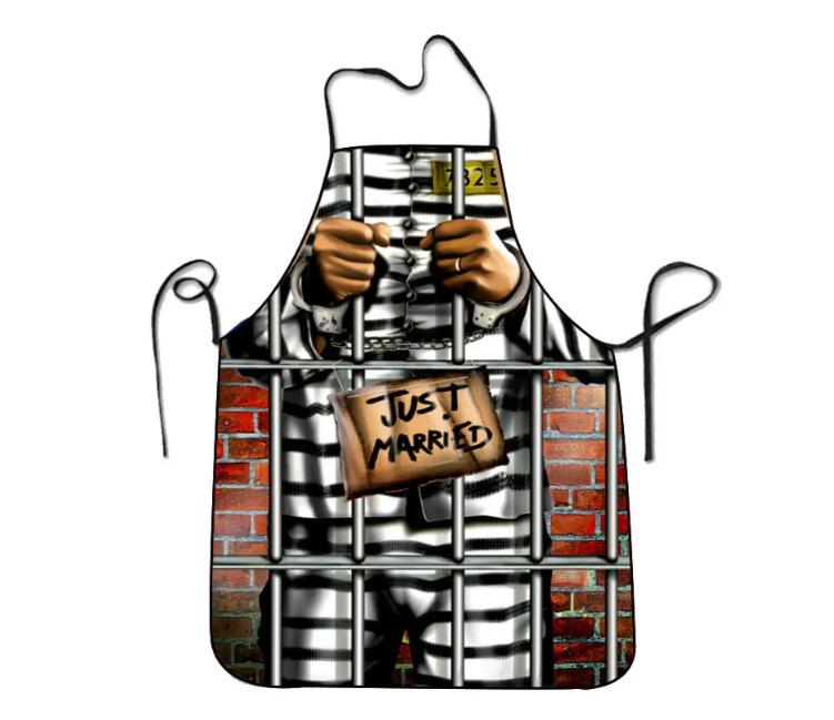 Фартук с приколом для мужчин Just Married 80x60 см Разноцветный (50203)