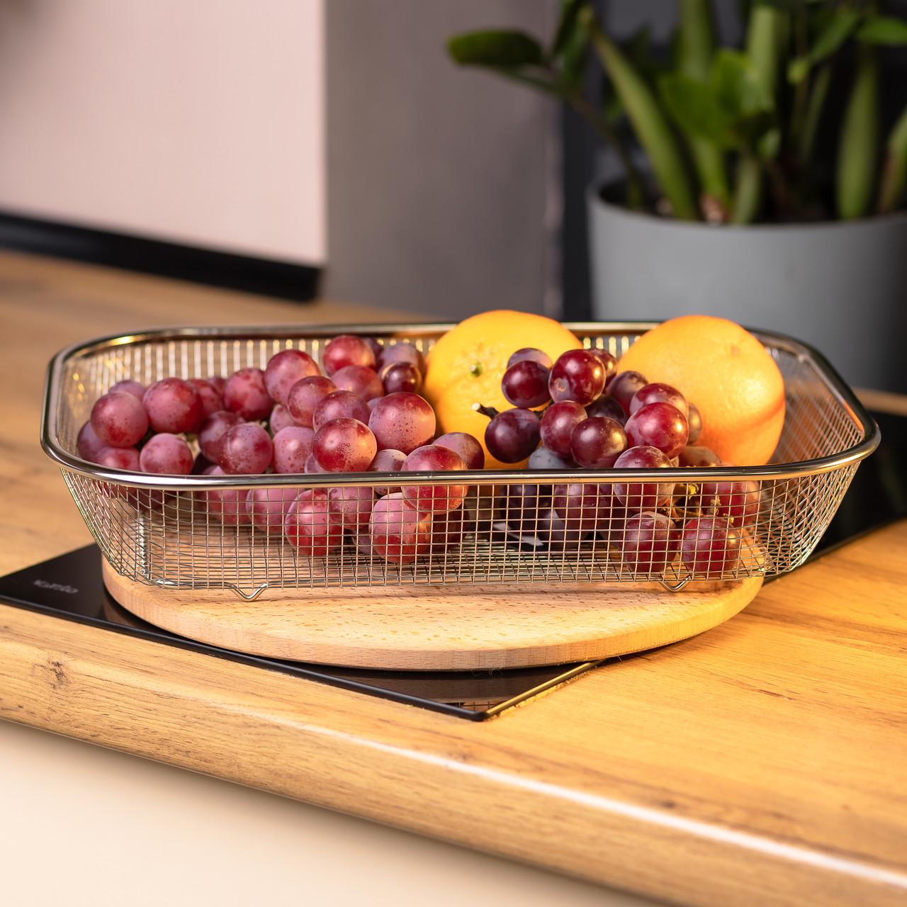 Корзина для мытья овощей и фруктов 37,5х27,5х6,8 см