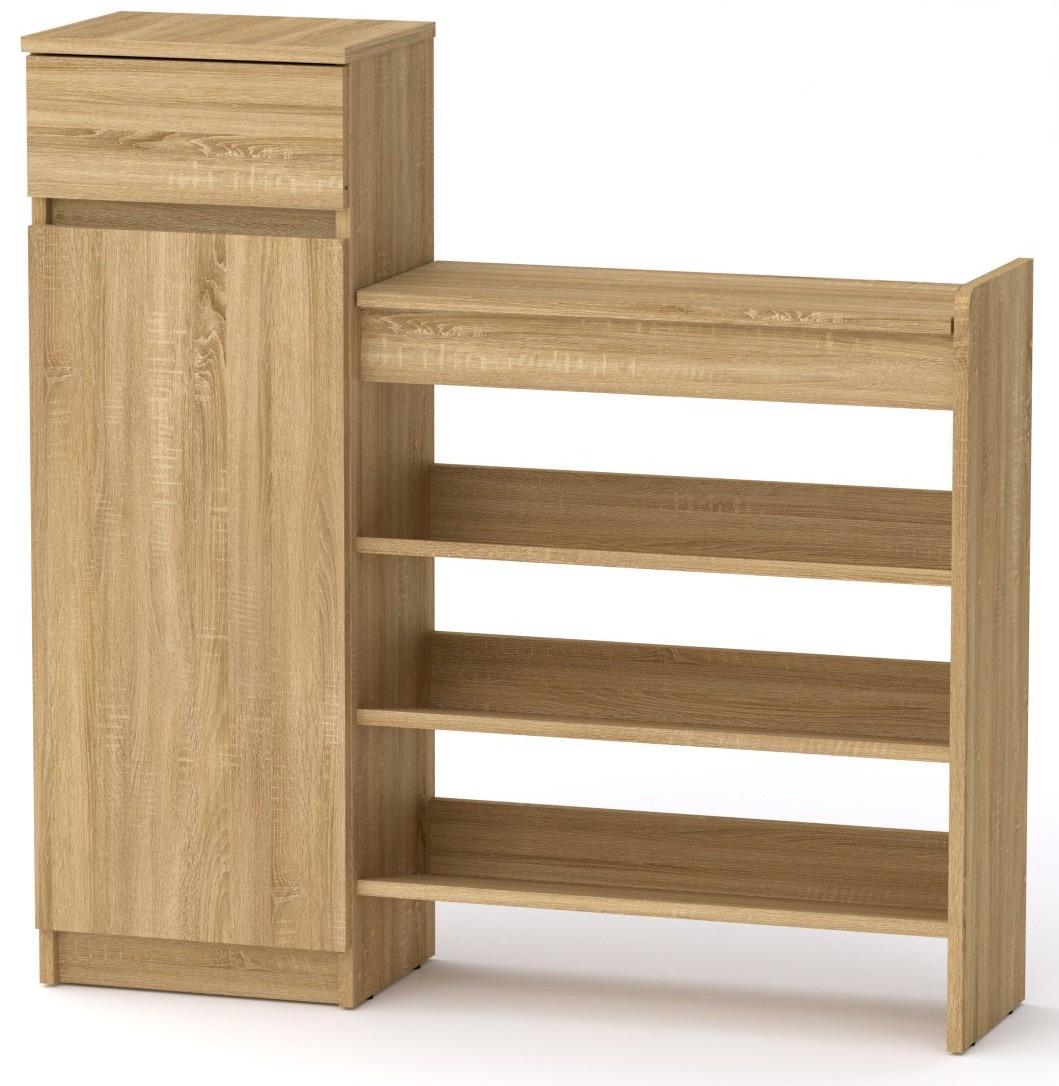 Тумба под обувь Компанит ТО-16 Дуб сонома (507_komp_C_NM)