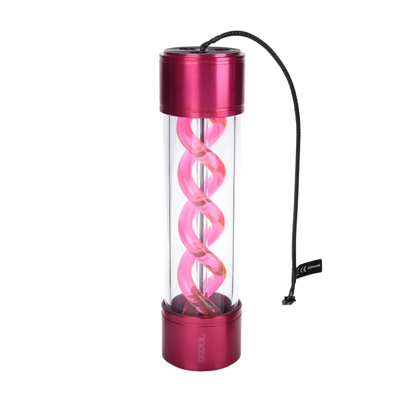 Резервуар для системи рідкого охолодження Alphacool Helix 15300 250 мм Red