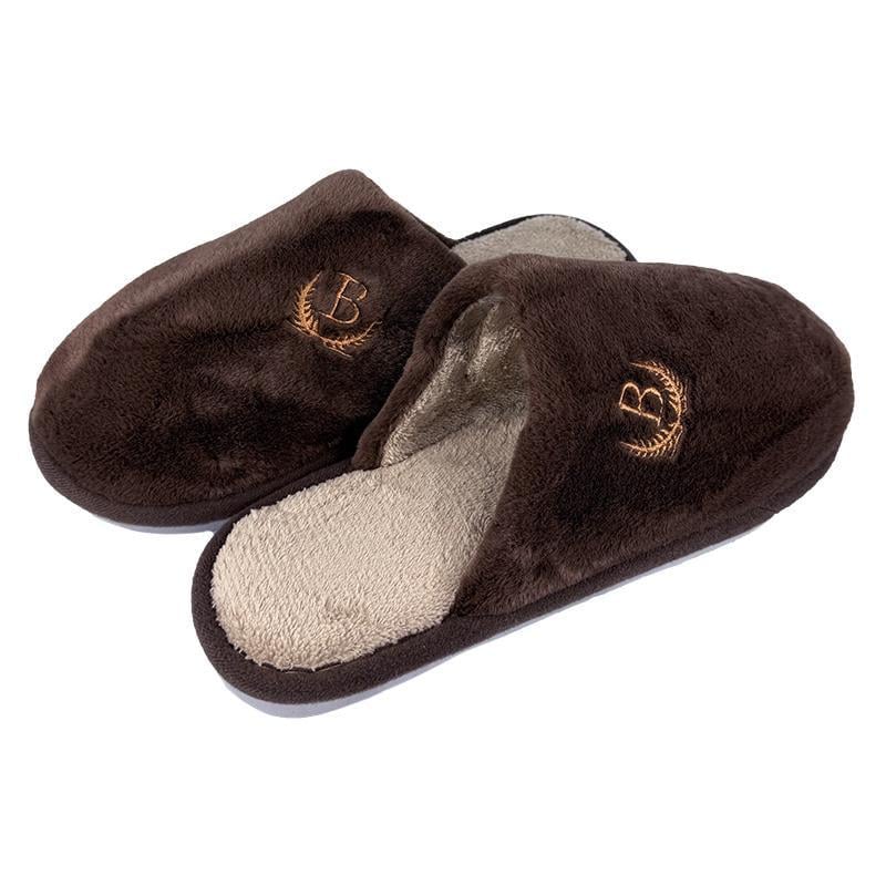 Тапочки домашні чоловічі 10272-2 p. 46 29,5 см Коричневий - фото 3 Тапочки домашні чоловічі 10272-2 p. 46 29,5 см Коричневий - фото 3