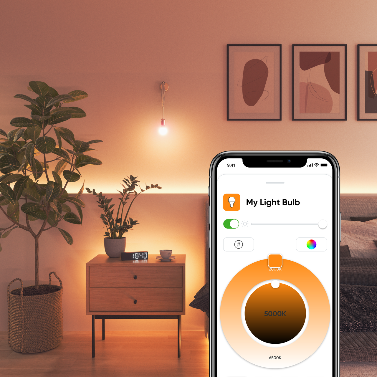 Умная лампа Nanoleaf Essentials E27 9W Apple Homekit (1344849439) - фото 7