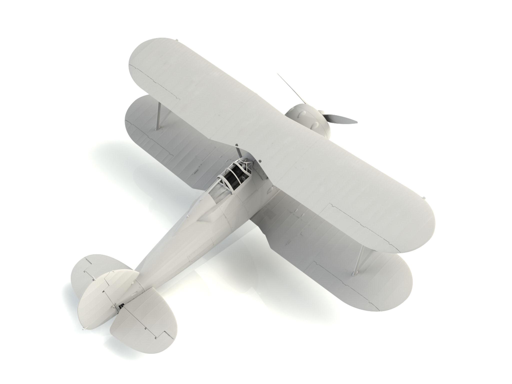 Збірна модель ICM Gloster Gladiator Mk.II британський винищувач II СВ (32041) - фото 11