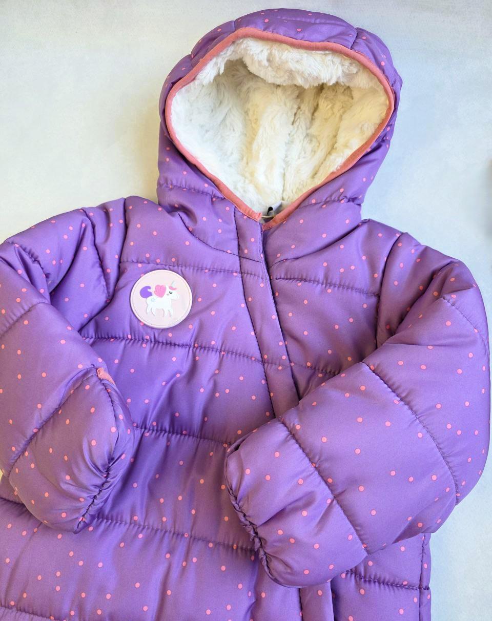 Комбінезон для дівчаток зимовий Lily&Dan на хутрі 98-104 см (480804) - фото 4 Комбінезон для дівчаток зимовий Lily&Dan на хутрі 98-104 см (480804) - фото 4