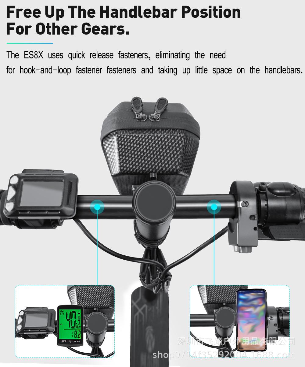 Сумка на кермо самоката NEWBOLER 5 л Black (102-5-1) - фото 3