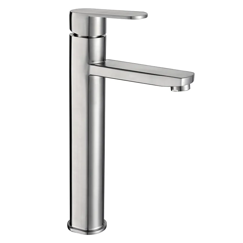 Смеситель для умывальника Zerix LEB-001-High из нержавеющей стали SUS304 (ZX4807)