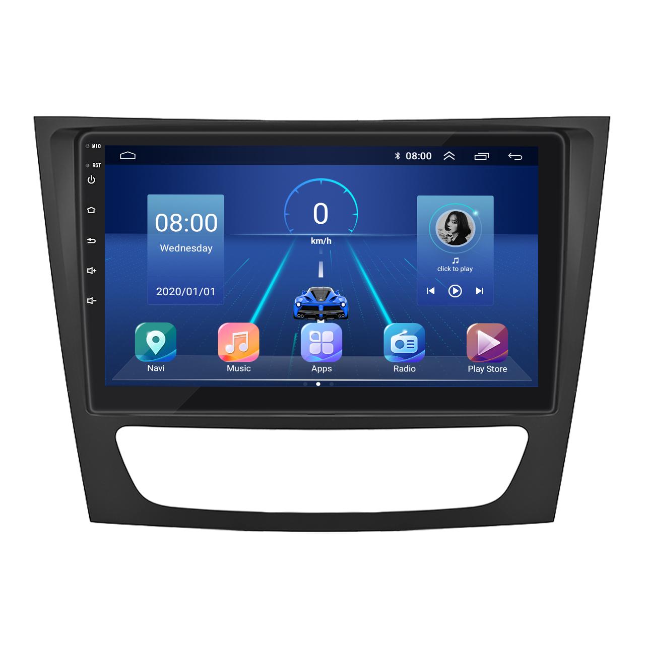 Штатная магнитола Lesko для Mercedes-Benz CLS I (C219) 2004-2008 экран 9" 6/128Gb 4G Wi-Fi GPS Top Штатная магнитола Lesko для Mercedes-Benz CLS I (C219) 2004-2008 экран 9" 6/128Gb 4G Wi-Fi GPS Top