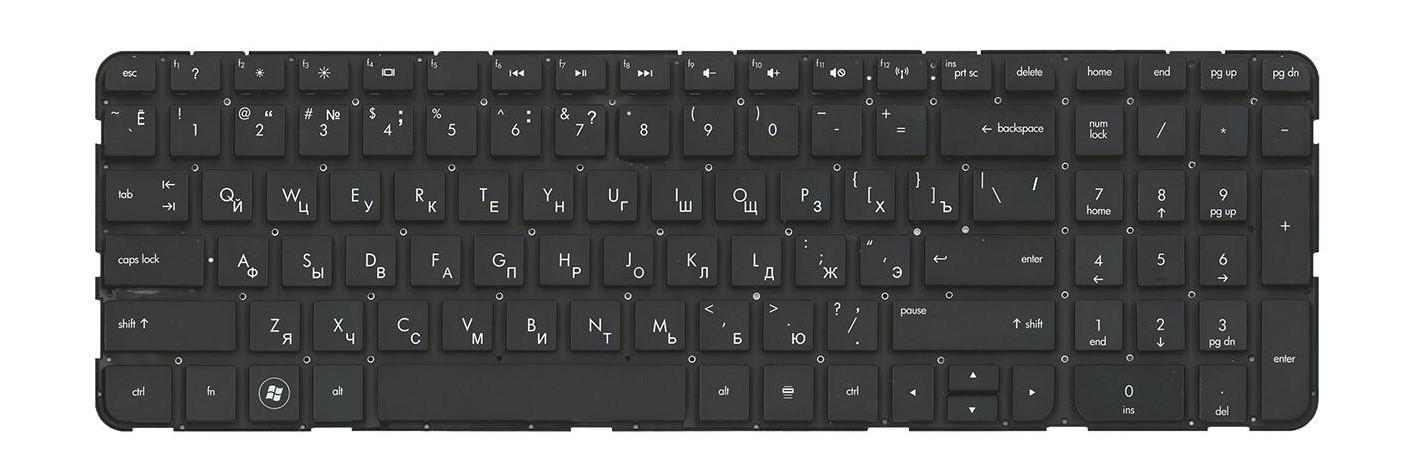 Клавіатура для ноутбука HP Pavilion dv6-7267 матова (682082-251)