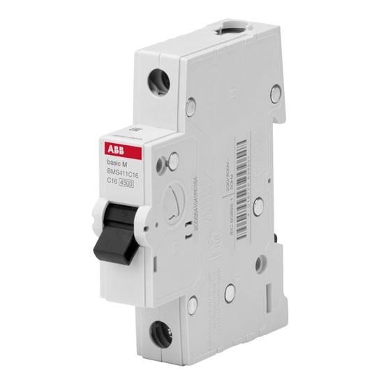 Автоматичний вимикач ABB 1р С16А BMS411C16 (08430)