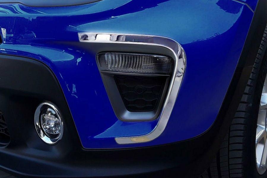 Хром на туманки 2019/ Omsa Line для Jeep Renegade нержавеющая сталь Хром