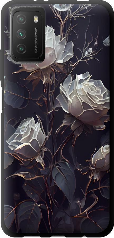 Чехол на Xiaomi Poco M3 Розы 2 (5550b-2200-42517)