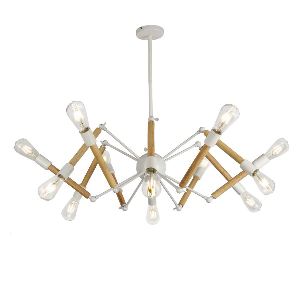 Люстра Levistella Паук 909-XL1022-12 WH на 12 ламп Белый (14-16-LVS2538) Люстра Levistella Паук 909-XL1022-12 WH на 12 ламп Белый (14-16-LVS2538)