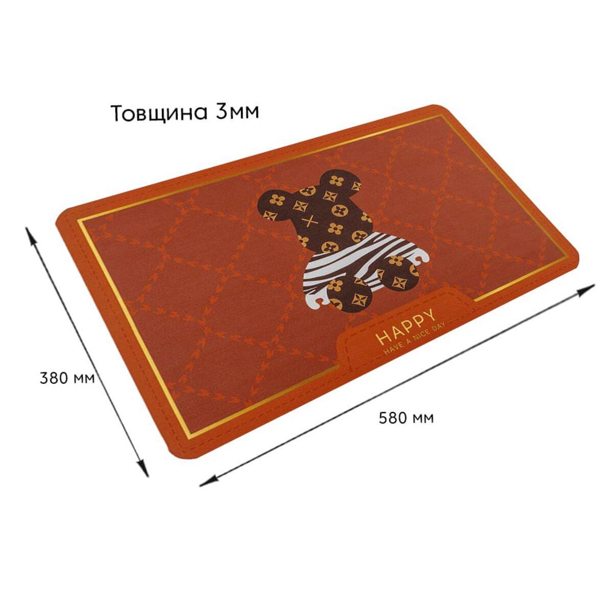 Килим для ванної кімнати вологопоглинаючий 38х58 см х 3 мм (SW-00001565) - фото 3 Килим для ванної кімнати вологопоглинаючий 38х58 см х 3 мм (SW-00001565) - фото 3