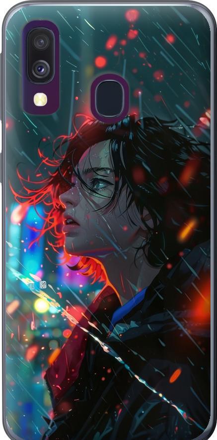 Чехол на Samsung Galaxy A40 2019 A405F Ночные огни (6096t-1672-42517)