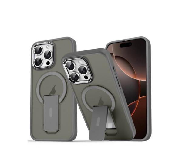 Чохол - накладка Cosmic Magnetic Stand для iPhone 16 Pro Max Grey