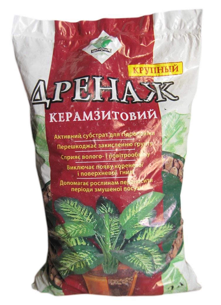 Дренаж керамзитовый Флорин крупный 2 л