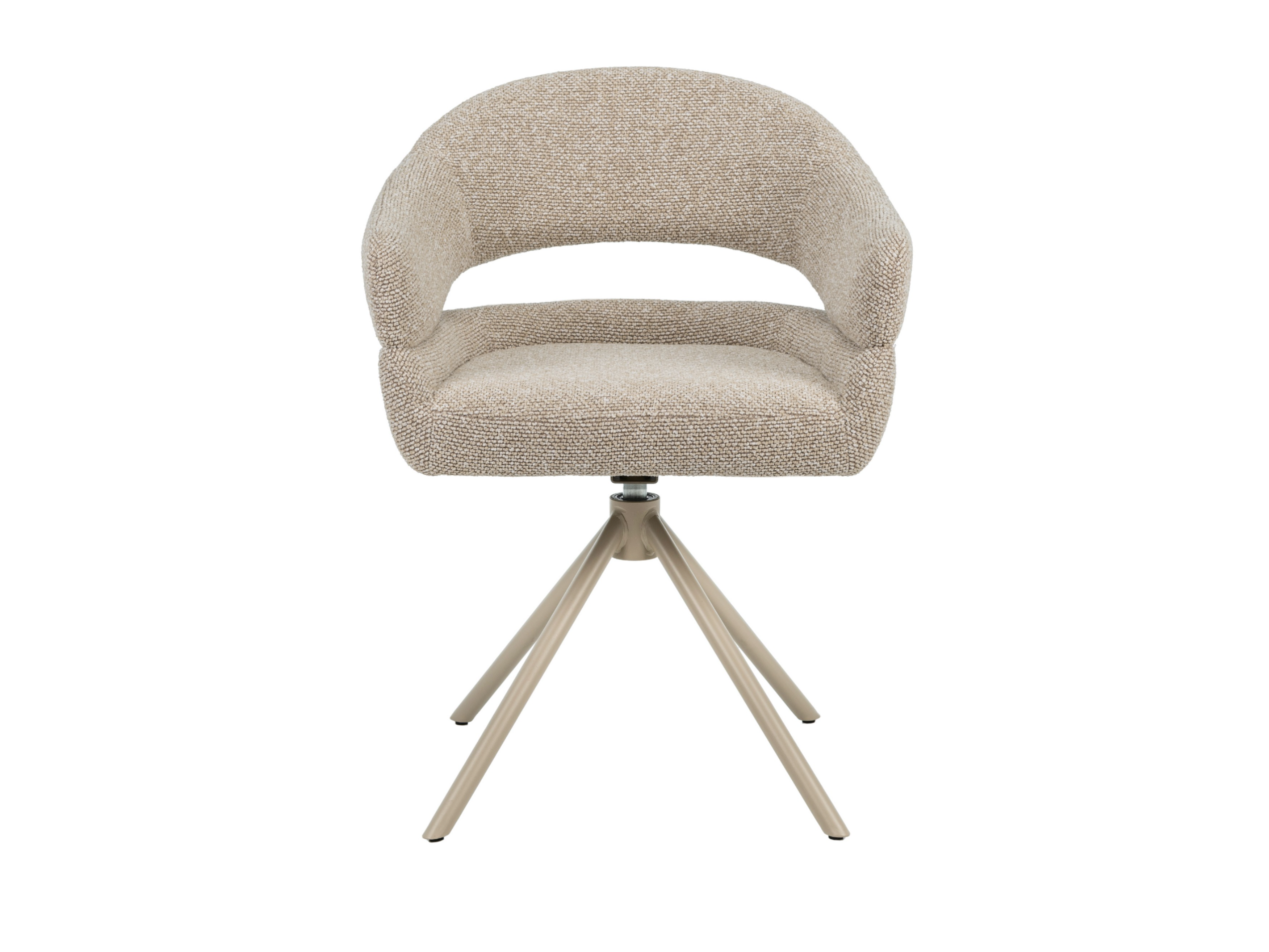 Стілець поворотний Vetro Бежевий льон/Капучино (R-180) - фото 5 Стілець поворотний Vetro Бежевий льон/Капучино (R-180) - фото 5