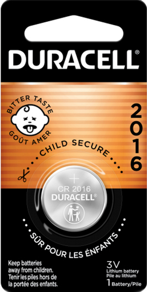 Батарейка літієва Duracell DL2016 3V 1 шт. (22)