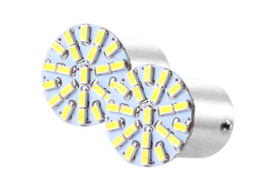 Лампа в автомобиль LED 1157 BAY15D P21 2 шт. White (374-82fc2) - фото 1