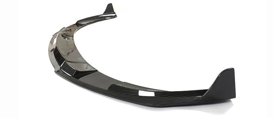 Накладка на передний бампер DDCarbon Lip 2019-2024 Turbo S/Porsche Taycan карбон (153161)