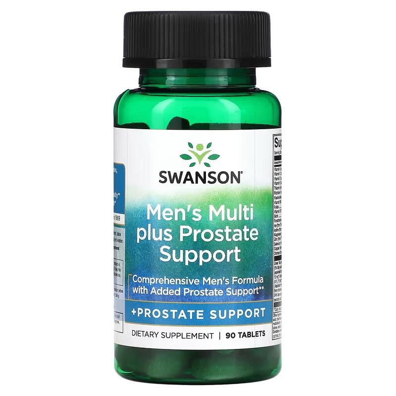 Добавка Swanson Men's Multi Plus Prostate Support для поддержки простаты 90 tablets