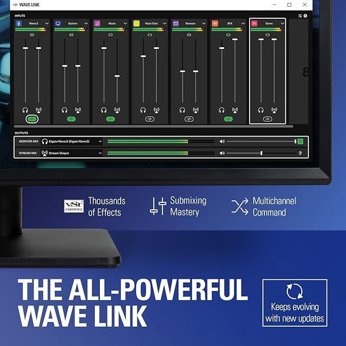 Мікрофон конденсаторний USB студійний Elgato Wave - фото 5 Мікрофон конденсаторний USB студійний Elgato Wave - фото 5