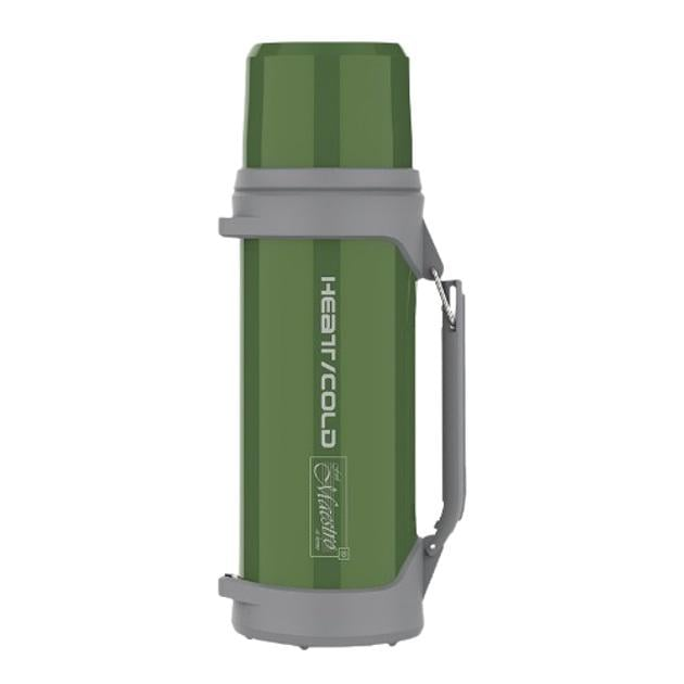 Термос из нержавеющей стали Maestro MR-1631-120 1200 мл с ручкой Зеленый (0230)