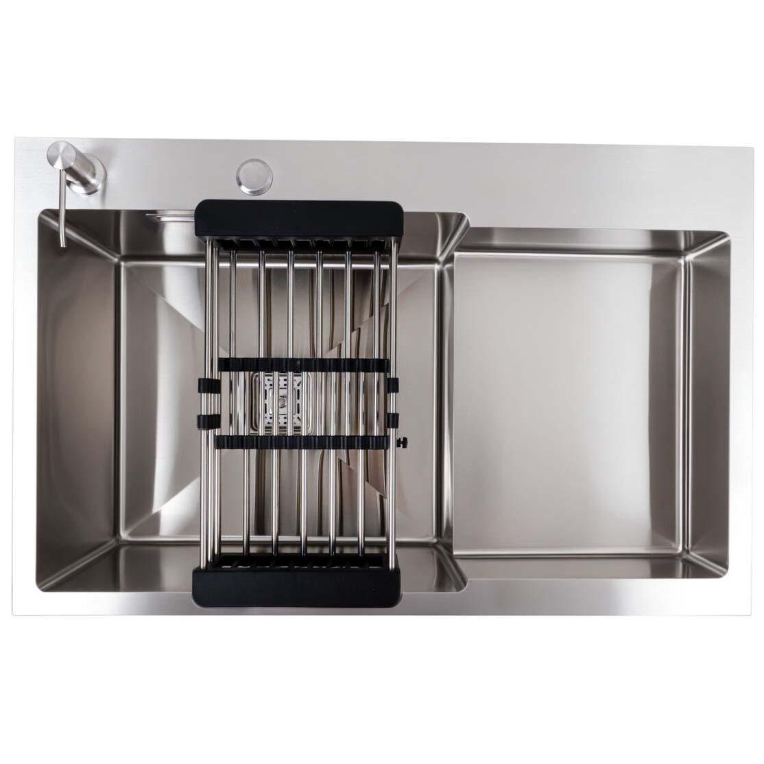 Мойка кухонная Platinum Handmade 780x500C L (788728)