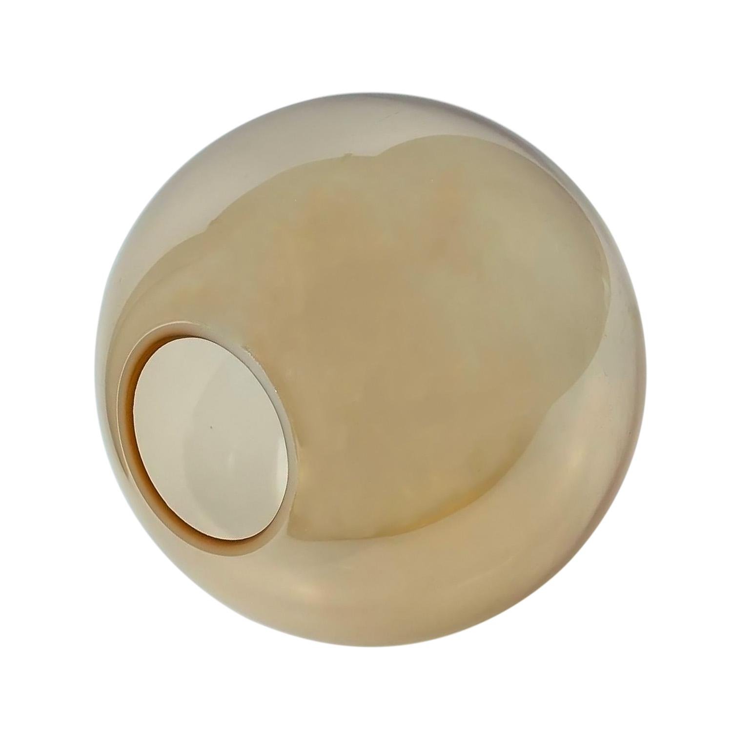 Плафон стеклянный Premium Bubble шар 200 мм Бронза - фото 4 Плафон стеклянный Premium Bubble шар 200 мм Бронза - фото 4