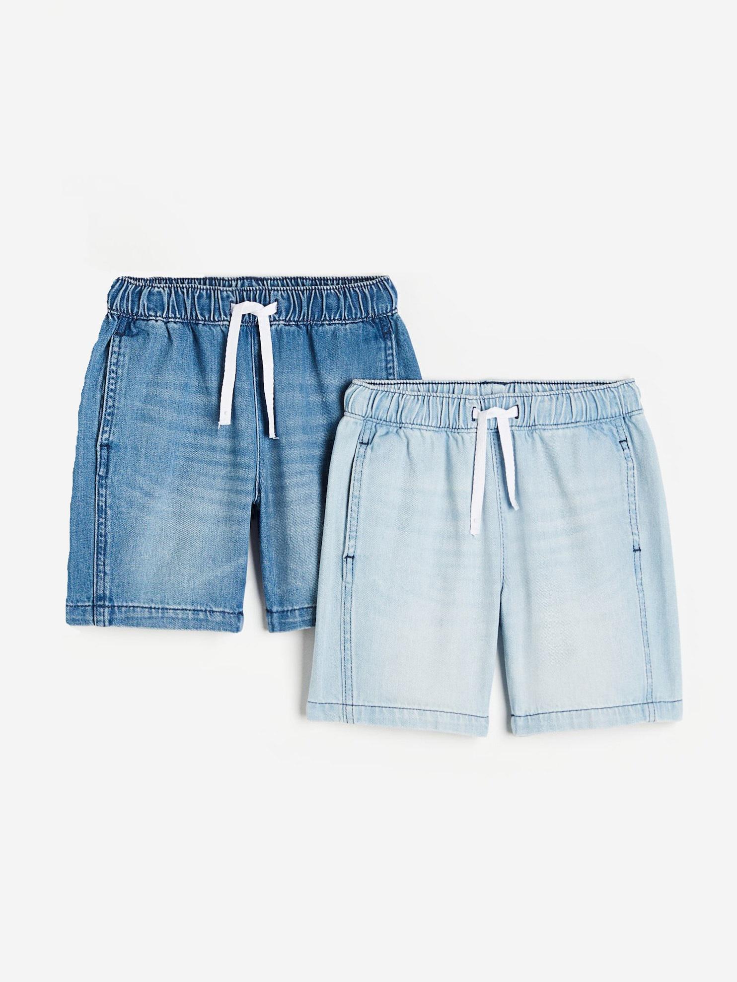 Шорти H&M 2 шт. 92 см Синій/Блакитний (A300911228443)