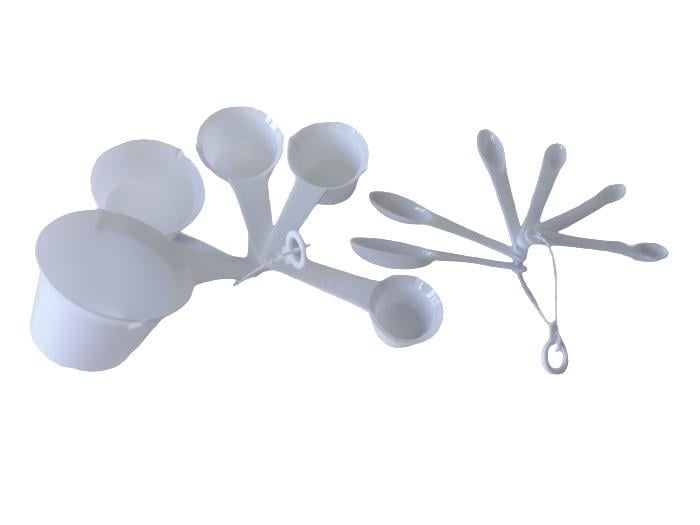 Набір мірних ложок та ковшів пластикових 11 шт. (620389978)