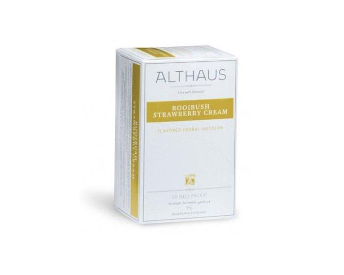 Чай Althaus Rooibush Strawberry Cream 20 пакетиків (10016609)